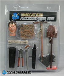 DiD 1/6 Deluxe Accessories Set: Head and German Equipment