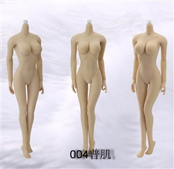 Female Seamless Body - Pale/Large Bust - Jiaou 1/6 Scale