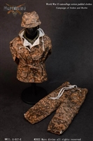 German Camouflage Parkas Set with Accessory Version E - World War II - Mars Divine 1/6 Scale Accessory Set