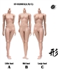 Plastic joint female body - Suntan Version - Pop Toys 1/6 Scale Accessory