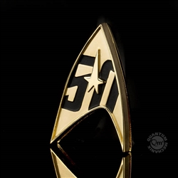 Star Trek 50th Anniversary Magnetic Badge - QMX 1:1 Accessory