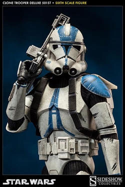 Clone Trooper Deluxe: 501st 1/6 Figure Sideshow