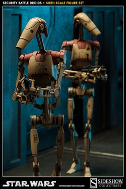 Security Battle Droids Two-Pack Set - Star Wars - Sideshow