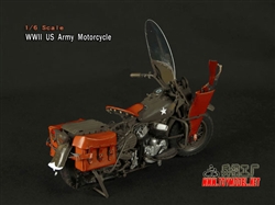 Toy Model 1/6 WWII US Army Motorcycle
