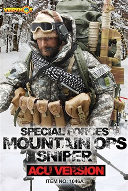 NAVY Seal Mountain OPS Sniper (ACU Version) - Very Hot 1/6 Scale Accessory Set