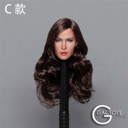 Caucasian Women’s Head Sculpt - Version C - GAC Toys 1/6 Scale