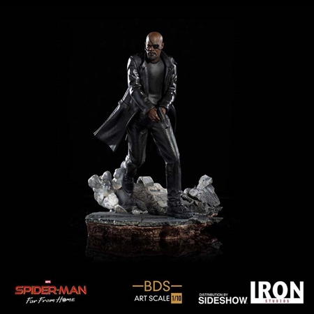 Nick Fury - Spider-Man: Far from Home - Battle Diorama Series - Iron Studios Art Scale 1/10 Statue