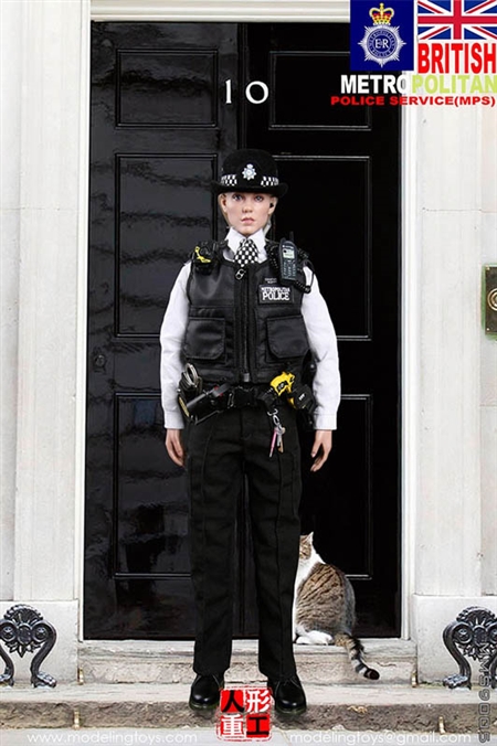 British Metropolitan Police Service (MPS) Female Police Officer - Modeling Toys 1/6 Scale Figure