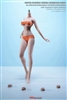 Seamless Body - Tall and Slender Large Bust - No Head and Attached Feet - TBLeague 1/6 Scale Figure