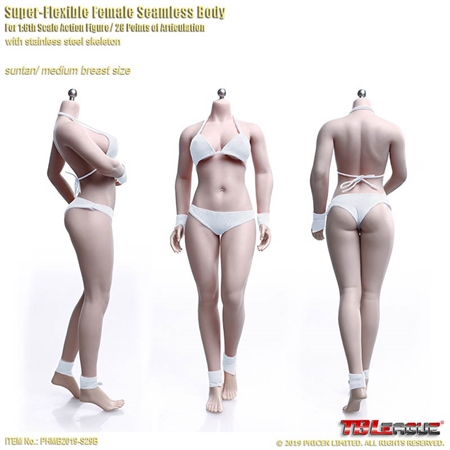Buxom Female Body - Tan Version - TB League 1/6 Scale Figure