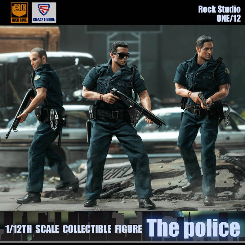The Police - Crazy Figure 1/12 Scale Figure Set