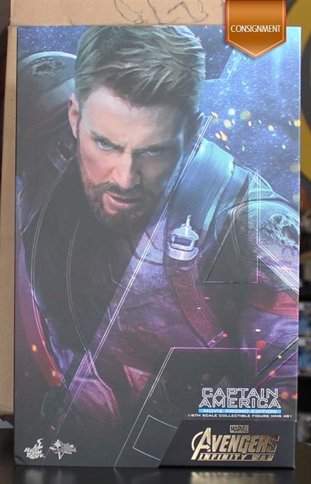 Captain America - Movie Promo Edition - Exclusive - Avengers Infinity War - Hot Toys MMS 481 1/6 Scale Figure