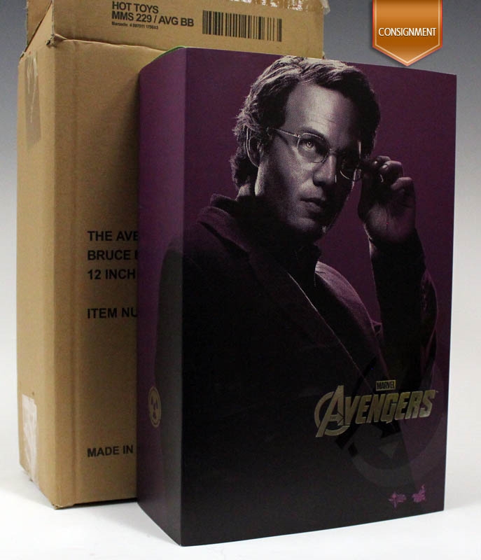 Bruce Banner -  The Avengers - Hot Toys MMS 229 1/6 Scale Figure - CONSIGNMENT