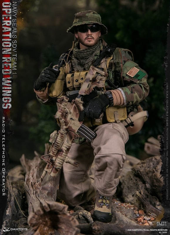 Operation Red Wings NAVY SEALS SDV Team 1 Radio Telephone Operator - DAM Toys 1/6 Scale Figure