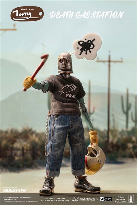 Iron Head Tony - Mindgame - Coal Dog x DAM Toys 1/12 Scale Figure