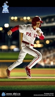 White Team Baseballer - Palm Hero Simply Fun Series - 1/12 Scale Figure