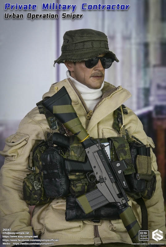 Private Military Contractor - Urban Operation Sniper - Easy and Simple 1/6 Scale Figure