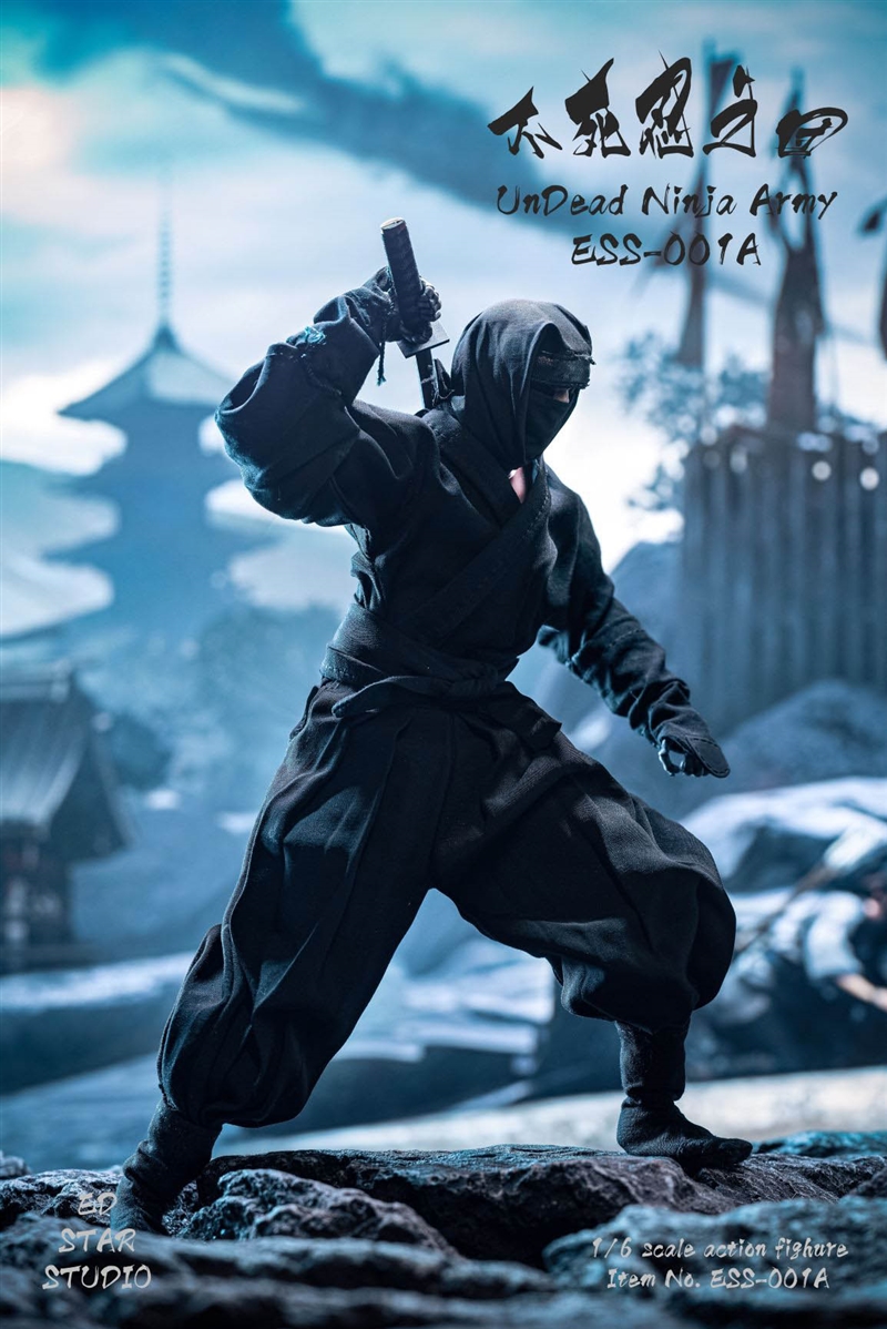 Undead Ninja Army - Black Version - EdStar 1/6 Scale Figure
