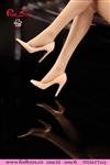 Exquisite High Heels in Pink- Feel Toys 1/6 Scale Accessory