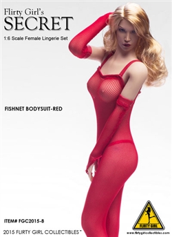 Fishnet Bodysuit - Flirty Girl 1/6 Scale Accessory