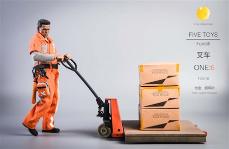 Forklift - Four Versions - Five Toys 1/6 Scale Accessory