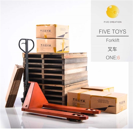 Pallets and Cartons Set - Five Toys 1/6 Scale Accessory