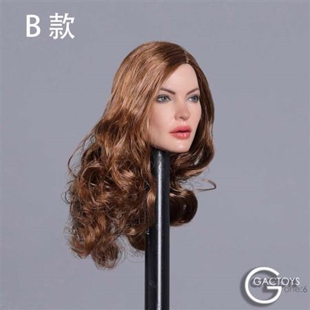 Caucasian Woman's Head Sculpt - Version B - GAC Toys 1/6 Scale Accessory
