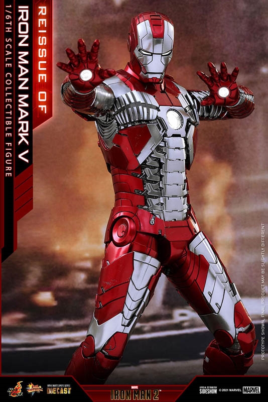 Iron Man Mark V Reissue - Iron Man 2 - Hot Toys 1/6 Scale Figure