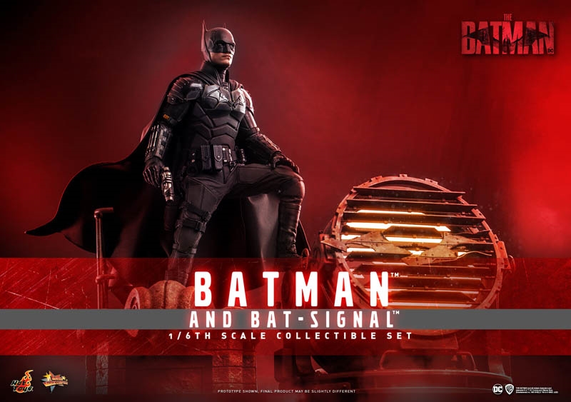 Batman and Bat-Signal - The Batman - Hot Toys MMS 641 1/6 Scale Accessory