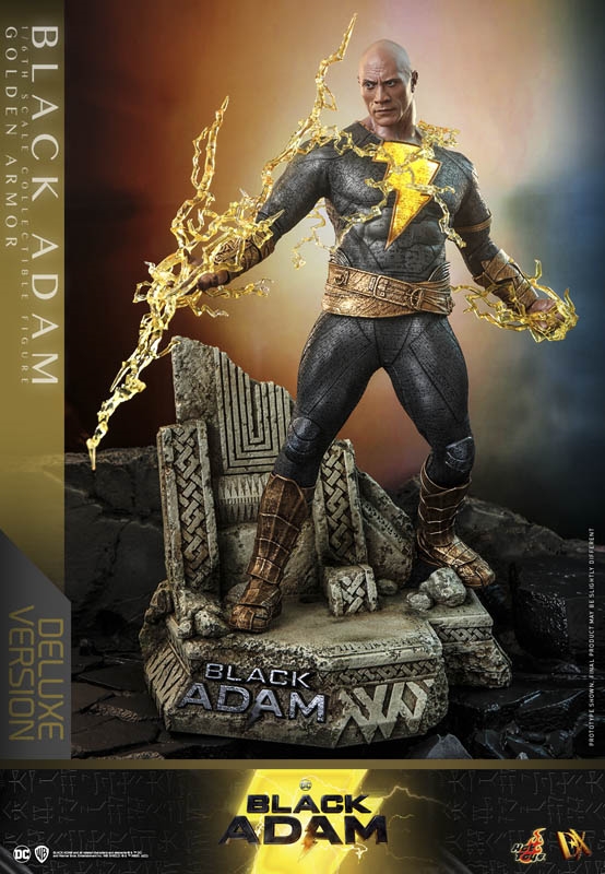 Black Adam -  Golden Armor Version - DC Comics - Hot Toys DX31 1/6 Scale Figure