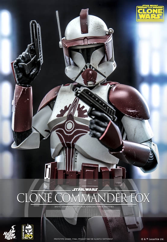 Clone Commander Fox - Star Wars: The Clone Wars - Hot Toys TMS103 1/6 Scale Figure