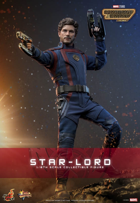 Star-Lord- Guardians of the Galaxy Vol. 3 - Hot Toys MMS709 1/6 Scale Figure