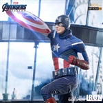 Captain America 2012 Statue - Avengers: Endgame - Battle Diorama Series Art Statue - Iron Studios 1/10 Scale