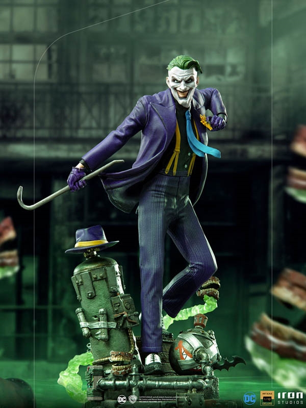 The Joker Deluxe - DC Comics - Iron Studios Art Scale 1/10 Statue