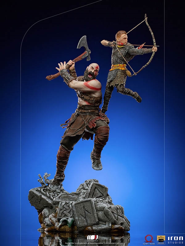 Kratos and Atreus - God of War - Iron Studios 1/10 BDS Art Scale Statue