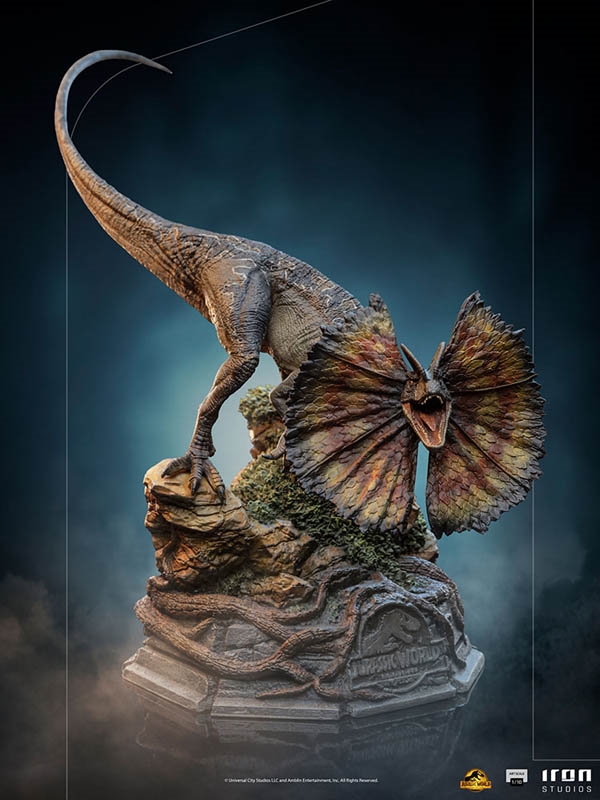 Dilophosaurus - Jurassic Park - Iron Studios 1/10 Scale Statue
