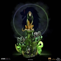 Scar Deluxe - The Lion King - Iron Studios 1/10 Scale Statue