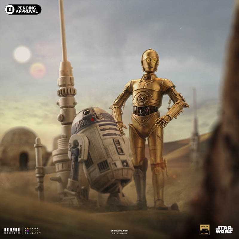 C-3PO and R2-D2 Deluxe - Star Wars - Iron Studios 1/10 Scale Statue