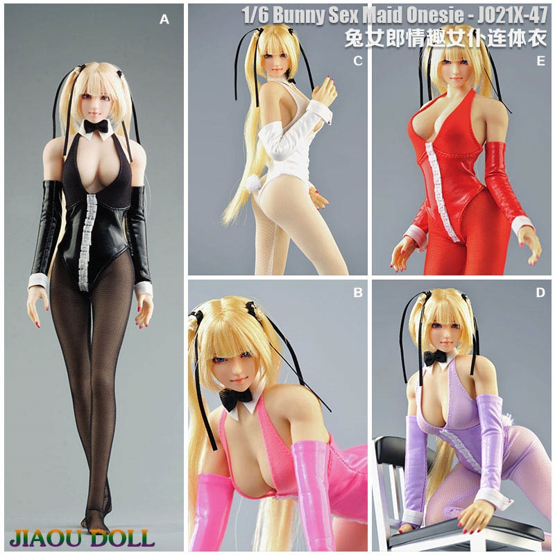 Bunny Maid Onesie - Five Color Options - Jiaou Doll 1/6 Scale Accessory