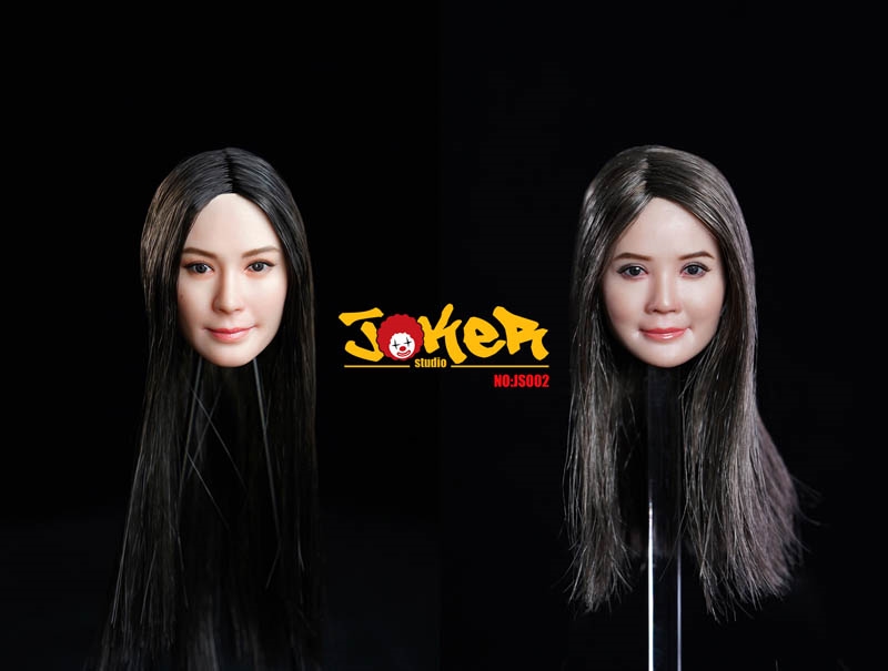 Asian Head Sculpts - Joker Toys 1/6 Scale Head Sculpts
