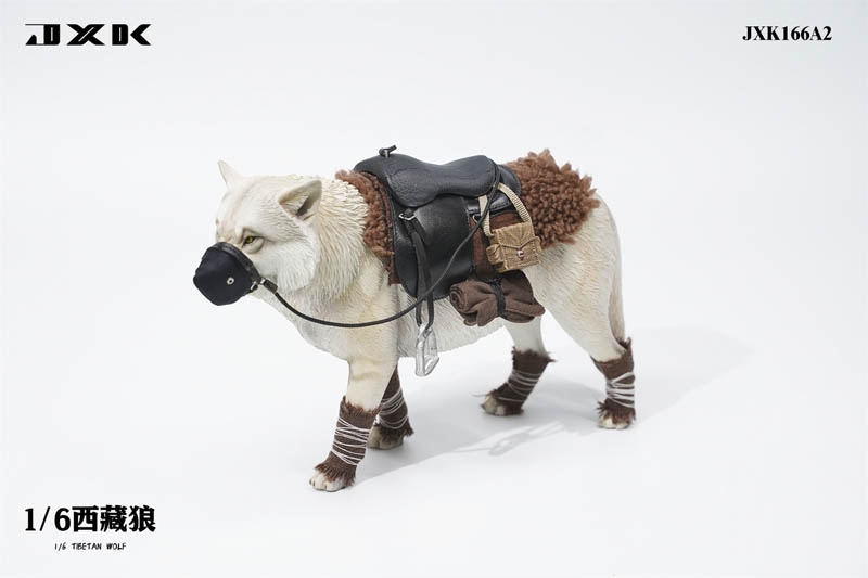 Tibetan Wolf - Version A with Pack - JXK 1/6 Scale Figure Accessory