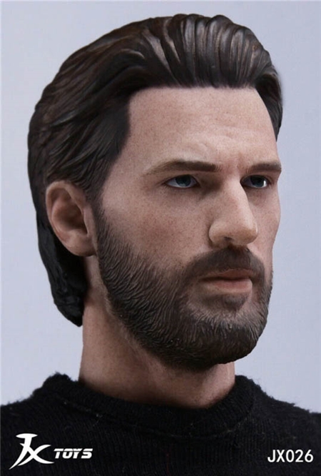 Custom Male Head - JxT 1/6 Scale Head Sculpt