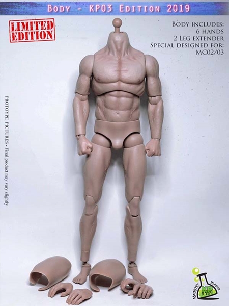Athletik Male Body (Pale Skintone)  - Kaustic Plastik 1/6 Scale Accessory