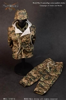 German Camouflage Parkas Set with Accessory Version A - World War II - Mars Divine 1/6 Scale Accessory Set