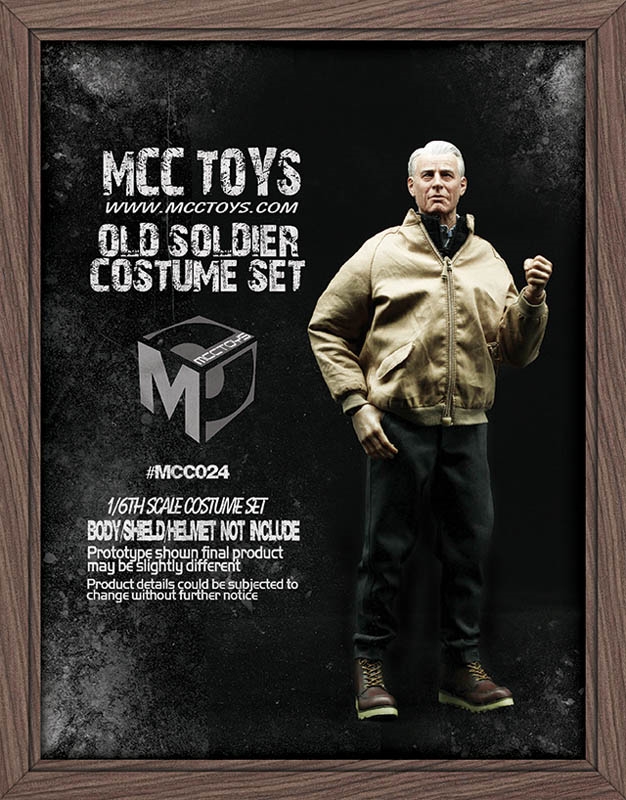 Old Soldier Costume Set - MCC Toys 1/6 Scale Accessory Set