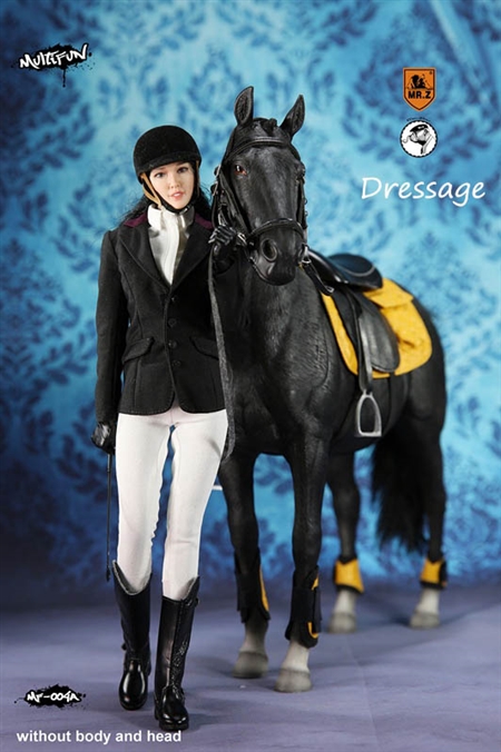 Equestrian Set in Black - Mr. Z 1/6 Scale Accessory Set