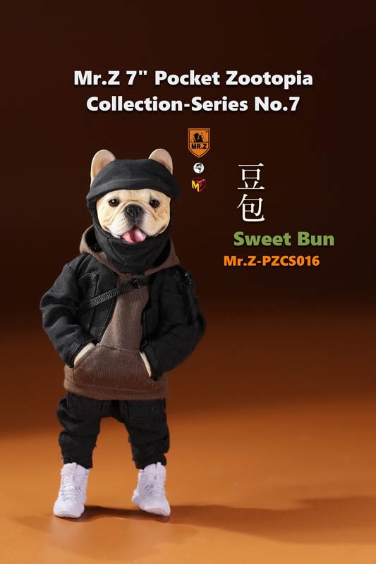 Sweet Bun - French Bulldog - Pocket Zootopia Series 7 - Mr Z Figure
