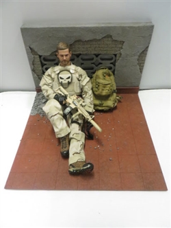 Hand Crafted Limited Edition Ramadi Rooftop Display Base - Short Version