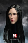 Female Head Sculpt - Black Hair Version - Mr. Toys 1/6 Scale Accessory