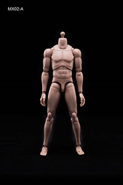 Male Body Version A - Caucasian Matte Skin Tone - MX 1/6 Scale Body